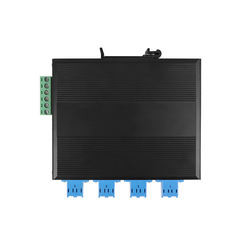 D2*2B Interruptor de derivación de fibra industrial Conector LC de modo único DC24v para protección