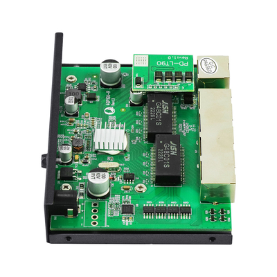 4 puertos Gigabit POE Extender de grado comercial 60W PD Uplink para PoE en cámaras IP