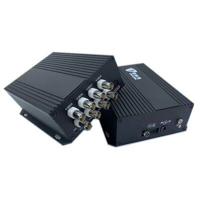 Port 8ch 1080p AHD CVI TVI 20km Bnc Extender Fibra óptica convertidor de video HD