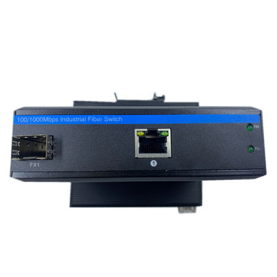 Medios convertidor el 10/100/1000M Support Wide Voltage de Ethernet industrial portuaria 2
