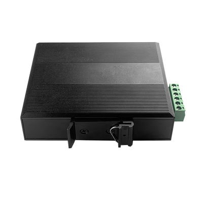 Transmisión del convertidor 10/100Mbps los 40KM de Ethernet industrial de la fibra de la FCC SFP medios