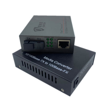 Convertidor de Ethernet rápida de la fibra óptica del Wdm medios lleno - control de flujo a dos caras