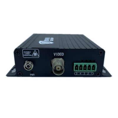 Transmisor y receptor análogos de la fibra óptica de los datos estándar 1ch de FC para el negro de la cámara de PTZ