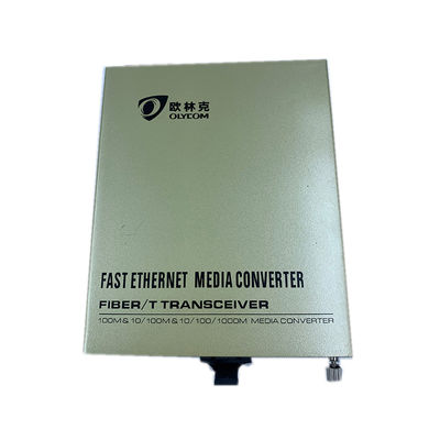 convertidor CAT6 de Ethernet de la fibra óptica 10/100Mbps medios para los proyectos de FTTX