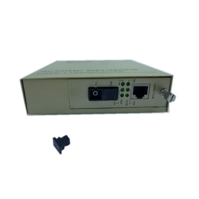 Convertidor de la fibra del soporte de estante del WDM medios, 100Mbps convertidor de la fibra Cat6