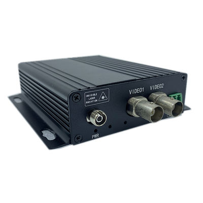 convertidor óptico de Digitaces del vídeo análogo 2ch en distancia de funcionamiento de la fibra los 80KM del milímetro