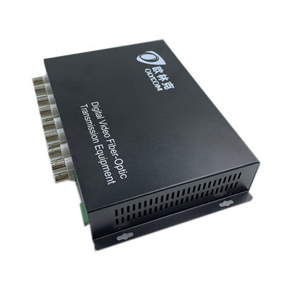 puerto video del convertidor BNC de la fibra de los datos de 16ch RS485 medios para la cámara CCTV