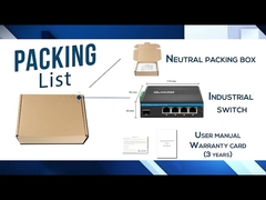 Gigabit Industrial Grade Switches 4 Port Poe Switch with 1 SFP Port