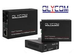 Convertidor de medios de comunicación de fibra Ethernet de Olycom