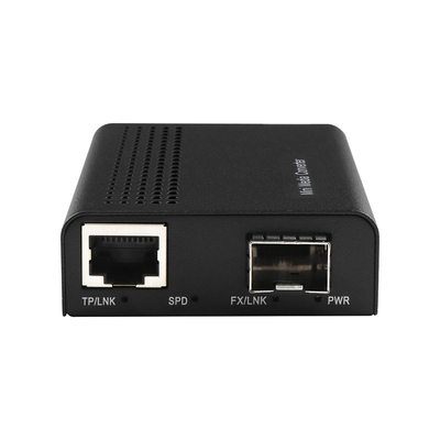 Calidad  1G 10G Unmanaged Copper SFP+ Fiber Ethernet Media Converter DC12V With DIP fábrica