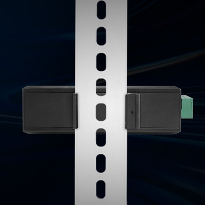 Red industrial Gigabit con 4 puertos PoE con 2 puertos SFP