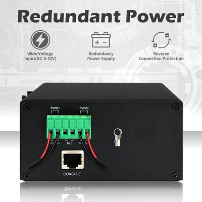 Olycom Industrial PoE Switch administrado 2.5G Fibra 240W Presupuesto SNMP CLI gestionable