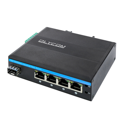 Interruptor industrial portuario del grado de Gigabit Ethernet 5 con el puerto de la fibra de SFP