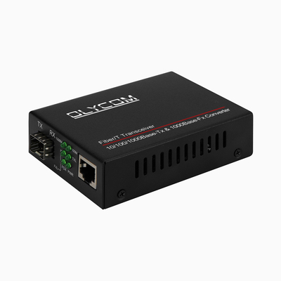 SFP Convertidor de medios Gigabit LC Fibra 100/1000M Cobre LFTP DC5V no gestionado