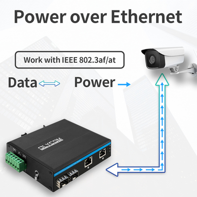 Interruptor 48v del POE de Ethernet de la red del gigabit de 4 puertos del POE mini Unmanaged