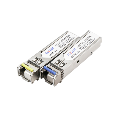 1.25G Módulo SFP de modo único Puerto LC 20KM 1310/1550nm WDM Soporte DDM OEM