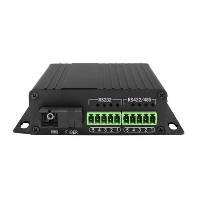 Convertidor de medios de fibra en serie RS485 RS422 RS232 SC 20 km para RTU HOST SCADA