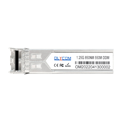 Modulo industrial 1.25G SFP 850nm Multimodo 550m Duplex LC DDM para el conmutador Gigabit