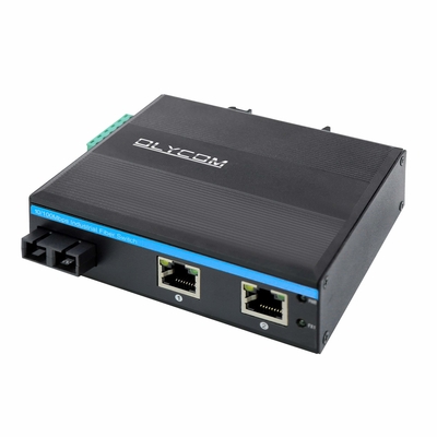Gigabit Ethernet Mini Switch de fibra Gigabit Red SC Óptica 20KM no administrada montada en la pared