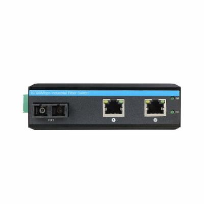 Gigabit Ethernet Mini Switch de fibra Gigabit Red SC Óptica 20KM no administrada montada en la pared