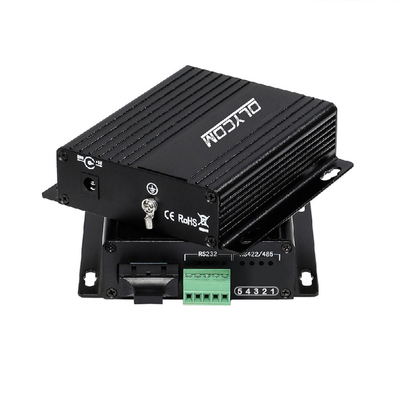 Multimodo RS232 Convertidor en serie Fibra óptica 850nm Duplex Port SC montado en la pared