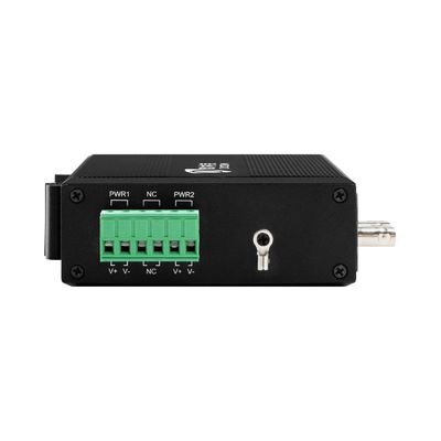 Mini convertidor de medios robusto Gigabit Ethernet Fibra ST no administrada de 30 km doble DC12V CE FCC