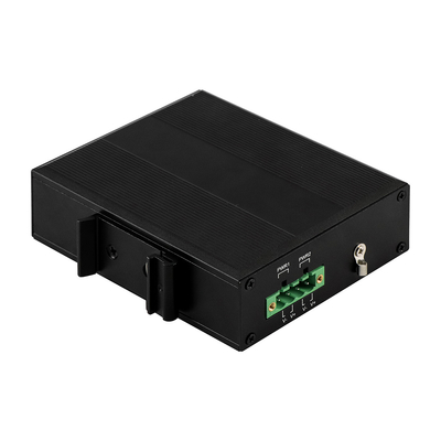 6 puertos Gigabit Gestionado Interruptor de red endurecido tamaño compacto doble potencia DC12V