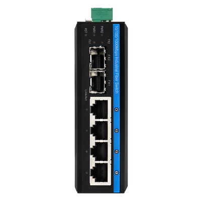4 puertos POE Switch de red gestionado ERPS anillo 120W presupuesto Gigabit basado en DC48V Din Rail