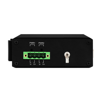 4 puertos POE Switch de red gestionado ERPS anillo 120W presupuesto Gigabit basado en DC48V Din Rail