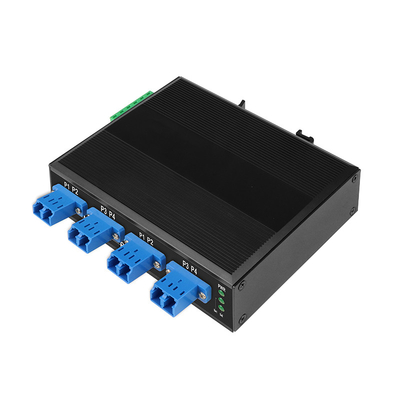 Interruptor de desvío de fibra óptica para protección óptica de 8 puertos multimodo LC montado