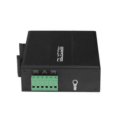 5 puertos RJ45 Gigabit Switch Ethernet industrial no administrado con IP40 E-Mark y montaje Din-Rail