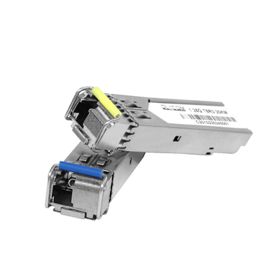 1.25G módulo SFP de modo único 1310nm/1550nm 20km Transceptor óptico simplex