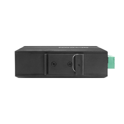 Dos SFP Din Mount Poe Switch 1000 Mbps 4 puertos, cámara IP Poe Switch para el sistema de CCTV