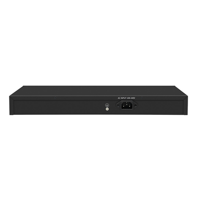 24 puertos CCTV PoE Switch Gigabit Red SFP Optical Uplink Sin administrar el presupuesto de 300W