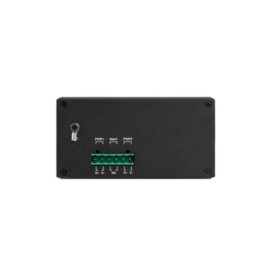 8 Puertos administrados DC48v Interruptor Ethernet Industrial Din Rail Interruptor de red Gigabit