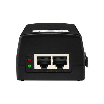 Inyector PoE Gigabit comercial de 60W de media extensión 48V de salida de escritorio 15.4W/30W Compatible
