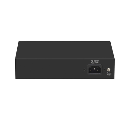 8 puertos con conmutador de red Gigabit PoE VLAN de 250 metros AI PoE 120W presupuesto no administrado