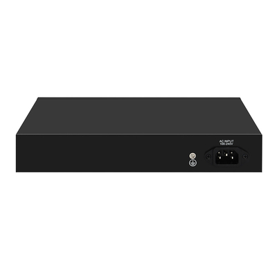 16 puertos PoE Switch 10/100M Ethernet con 2 SFP/RJ45 Uplink para cámaras de circuito cerrado 300W presupuesto