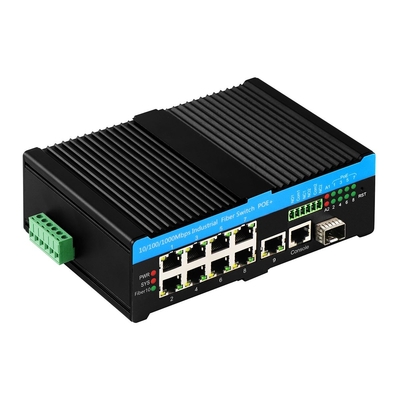 8 puertos Ultra PoE L2 con interruptor administrado ERPS 2.5G anillo con 1SFP / RJ45 PoE de enlace ascendente Af / At / BT