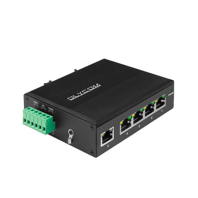 E-Mark 5 Puerto PoE Switch DIN Gigabit Ethernet 120W 15.4W/30W CE no gestionado