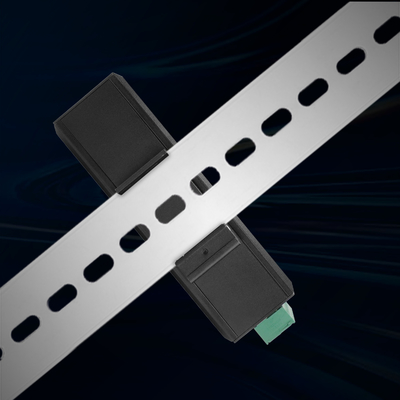 2 Port Industrial Network Switch de doble potencia 100/1000M Switch de fibra Din Rail montado