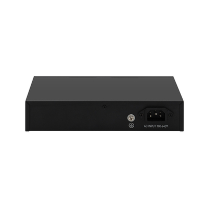 8 puertos PoE Switch de fibra Gigabit No administrado 120W Presupuesto de 250 metros PoE extensor