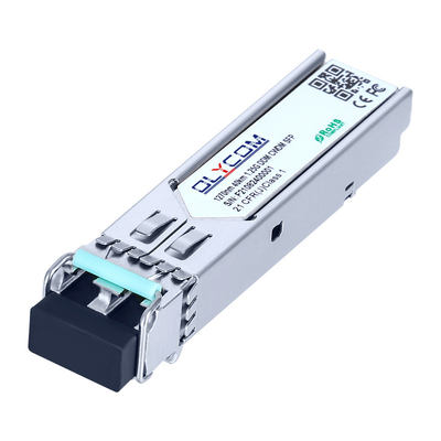 1.25G Transceptor óptico LC de modo único 40km CWDM 1270nm módulo SFP