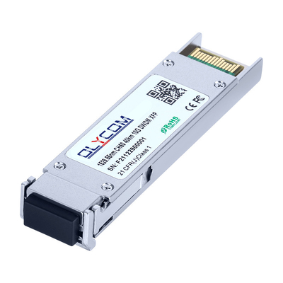 40KM DWDM XFP Transceptor de fibra 1528.77 - 1563.05nm Modo único con doble puerto LC DDM