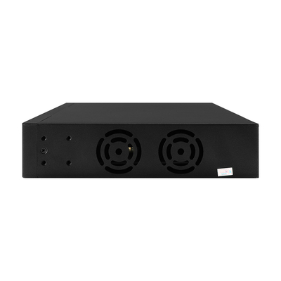 24 puertos de red 48V Active PoE Switch 450W AF/AT estándar con 2 puertos Ethernet de enlace ascendente RJ45