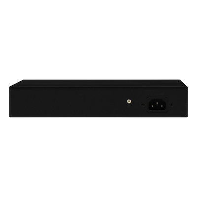 8 puertos Gigabit Managed PoE Switch SFP Fibra óptica de 120W Ingreso de CA de presupuesto Chip Realtek