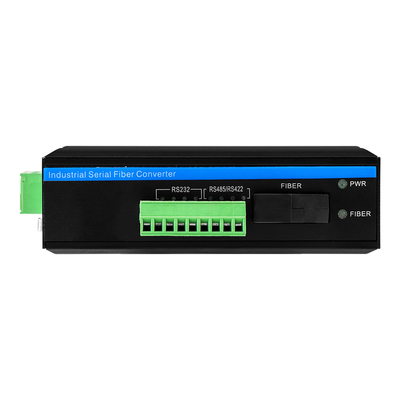 Modem de fibra óptica de serie industrial RS232/RS485/RS422 SM MM Modem óptico de fibra óptica