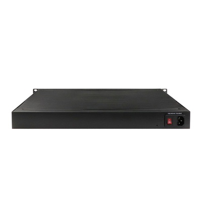 1U Rack 24 puertos Gigabit L2 gestionado Interruptor POE de red industrial con 12 RJ45+12 SFP
