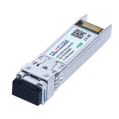 25G SFP28 Transceptor CWDM 10Km Extensión de módulo único Soporte de grado comercial OEM