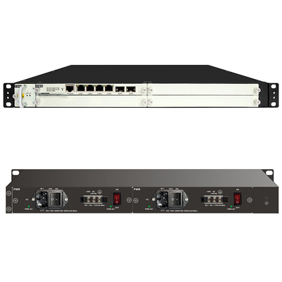 Sistema de chasis DWDM 1U para tarjetas de servicio de 4 piezas NMS AWG OLP EDFA intercambiable en caliente